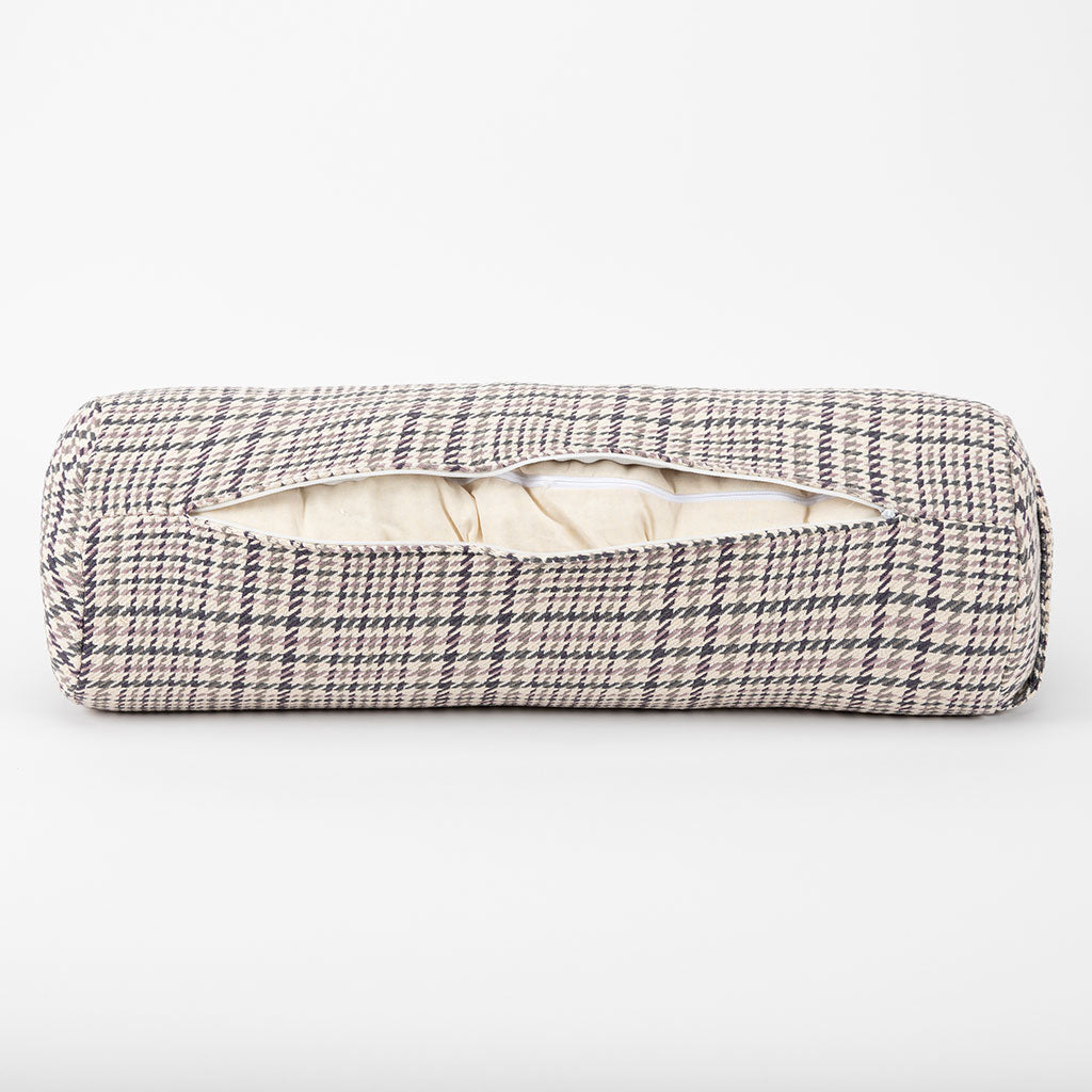Houndstooth Plaid Bolster