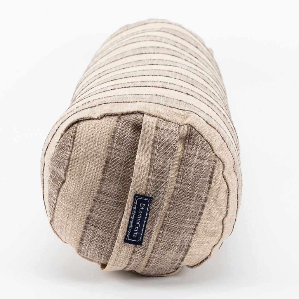 Coffee Stripe Bolster