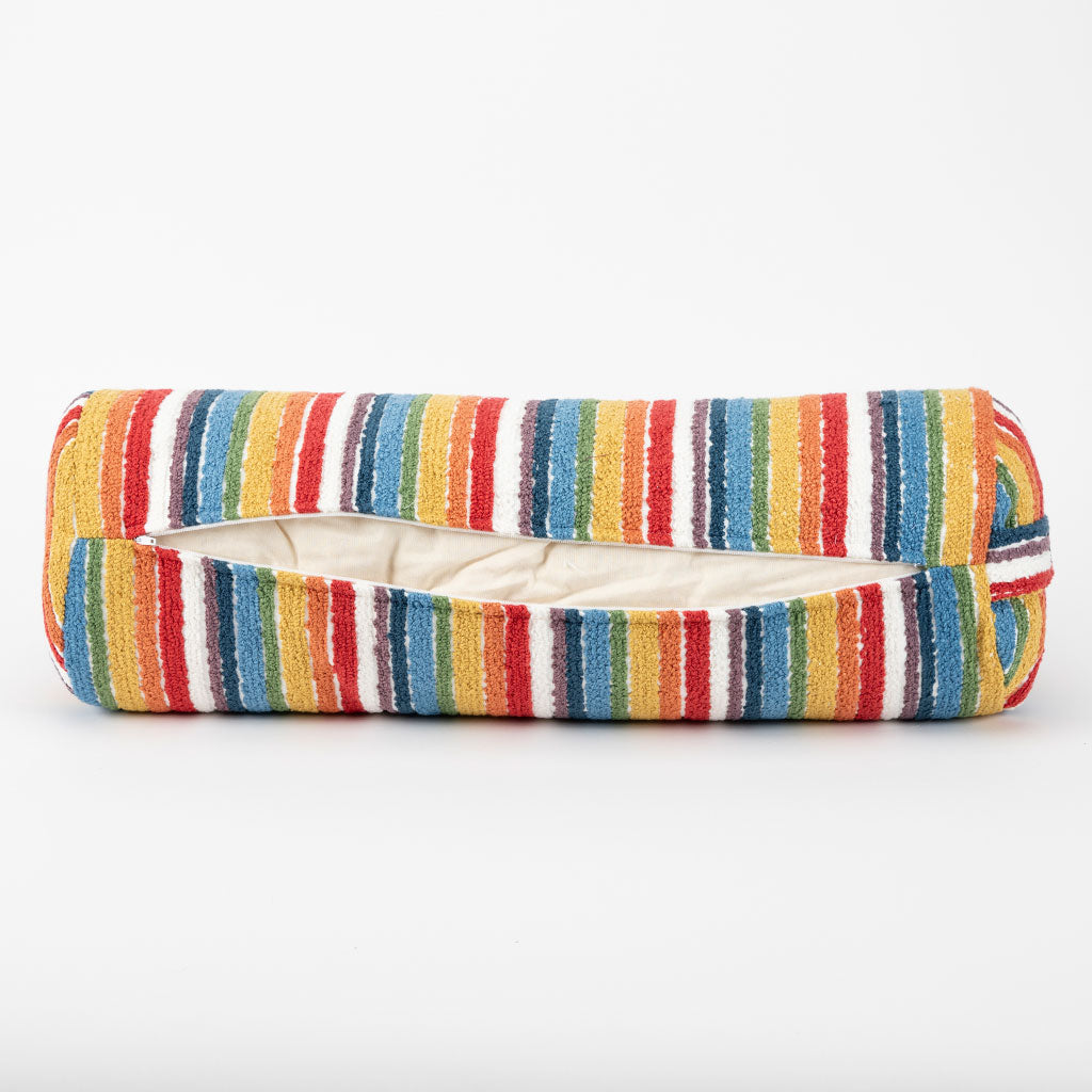 Textured Stripe Bolster