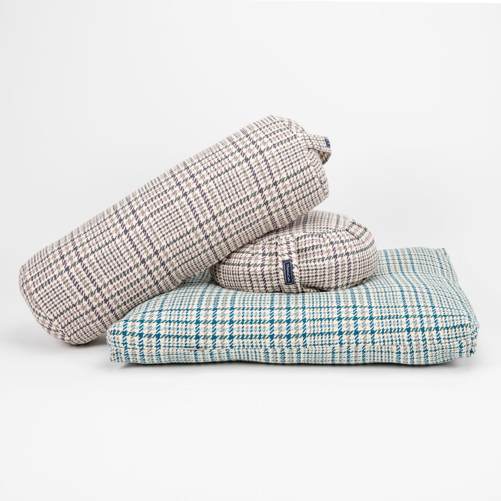Houndstooth Plaid Bolster