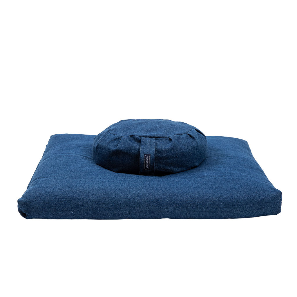 Denim Zafu Zabuton Set