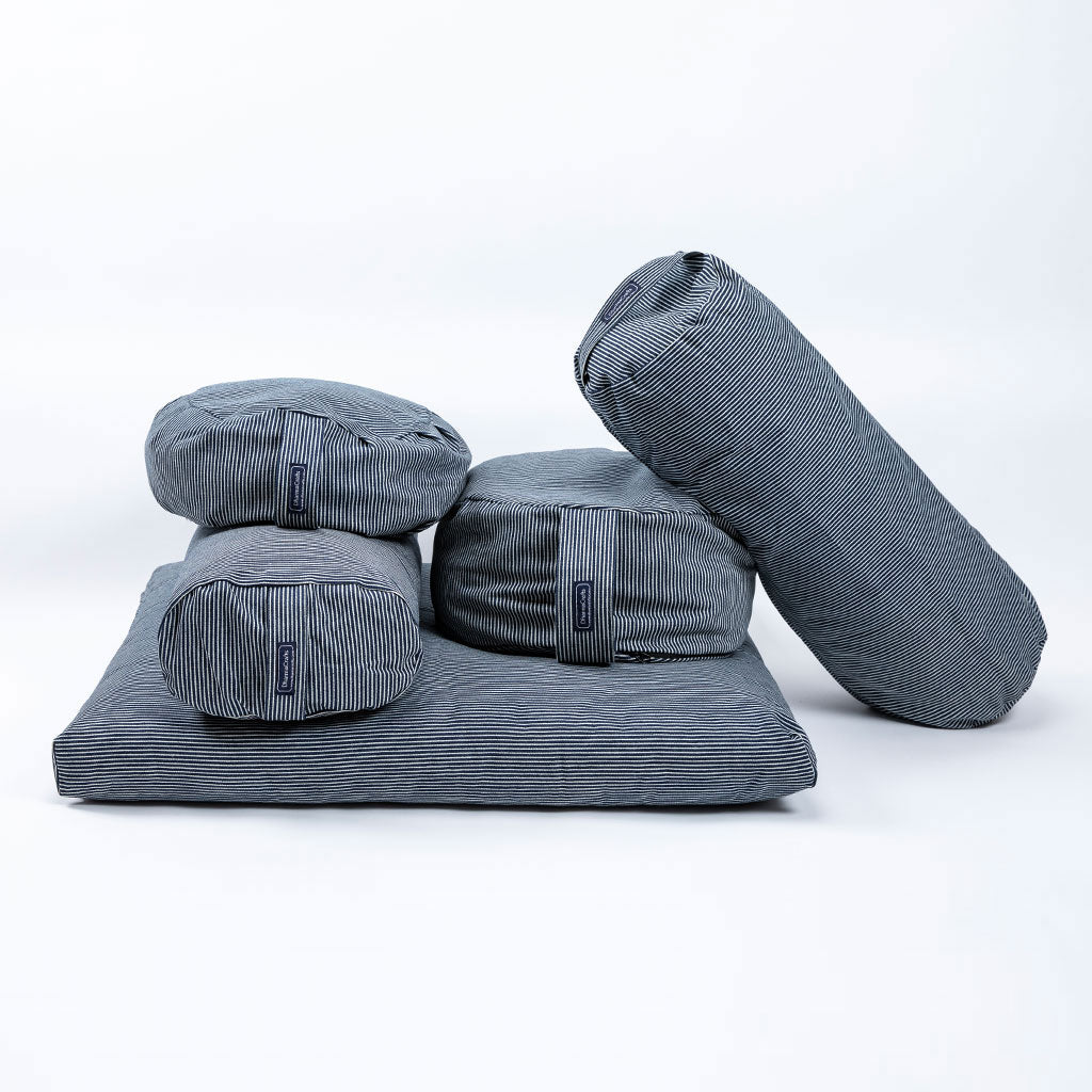 Denim Zafu Zabuton Set