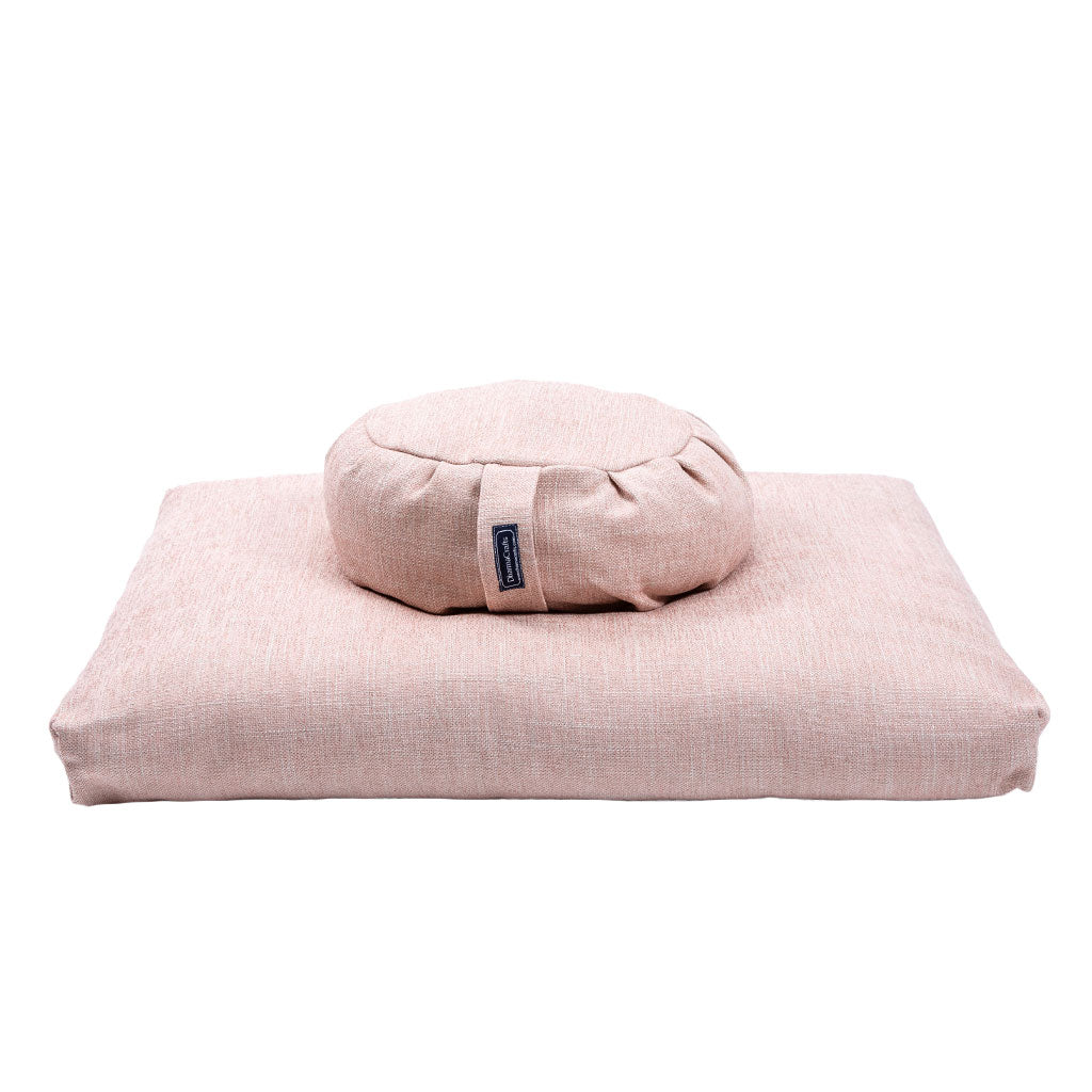 Luxe Woven Zafu Zabuton Set