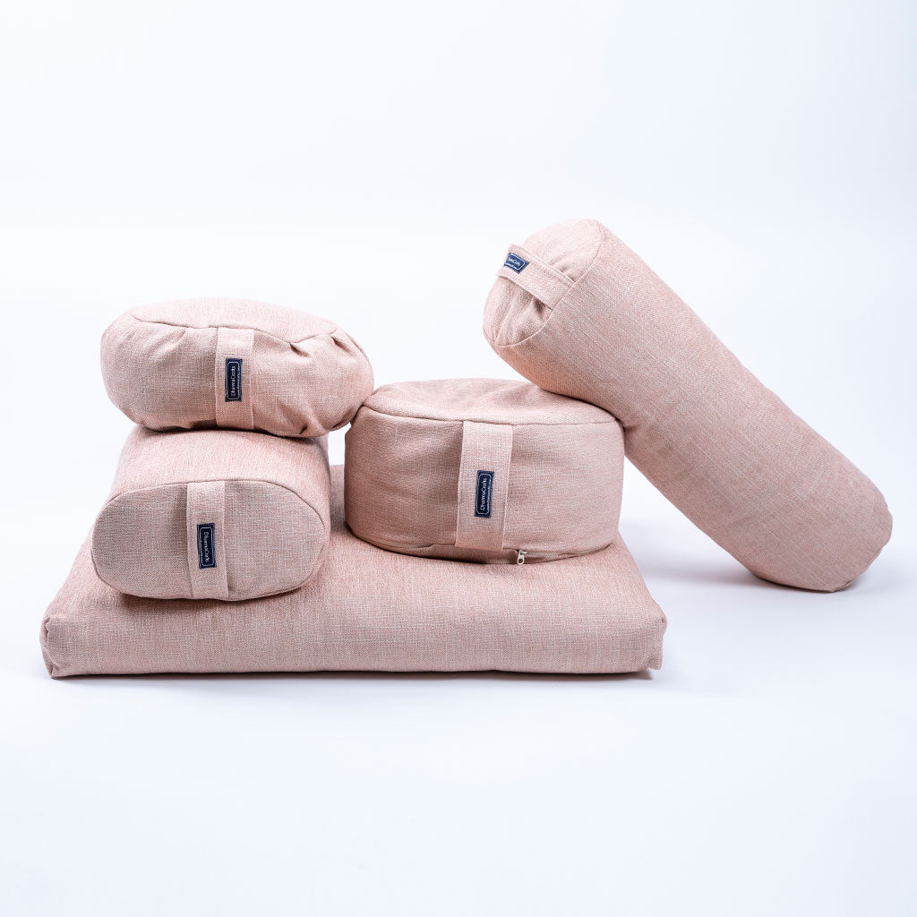 Luxe Woven Zafu Zabuton Set