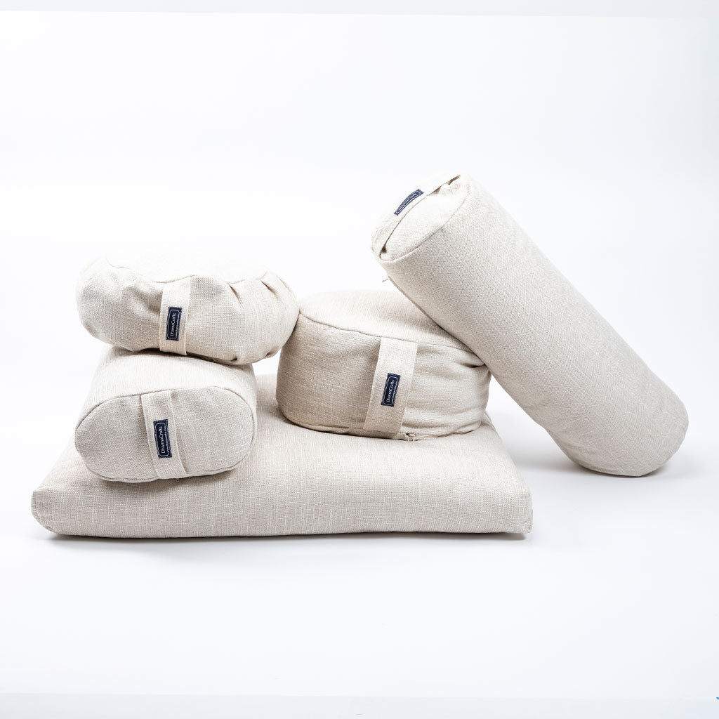 Luxe Woven Zafu Zabuton Set