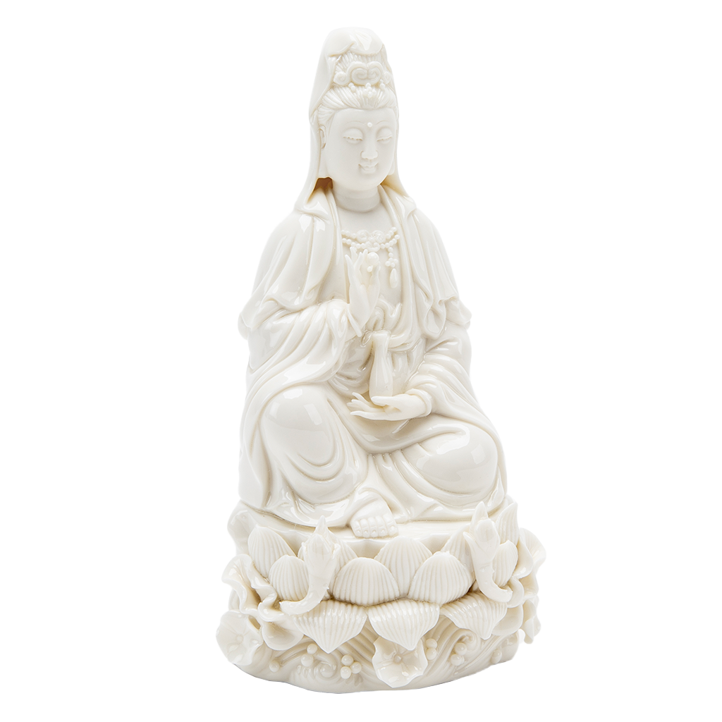 Porcelain Quan Yin Statue