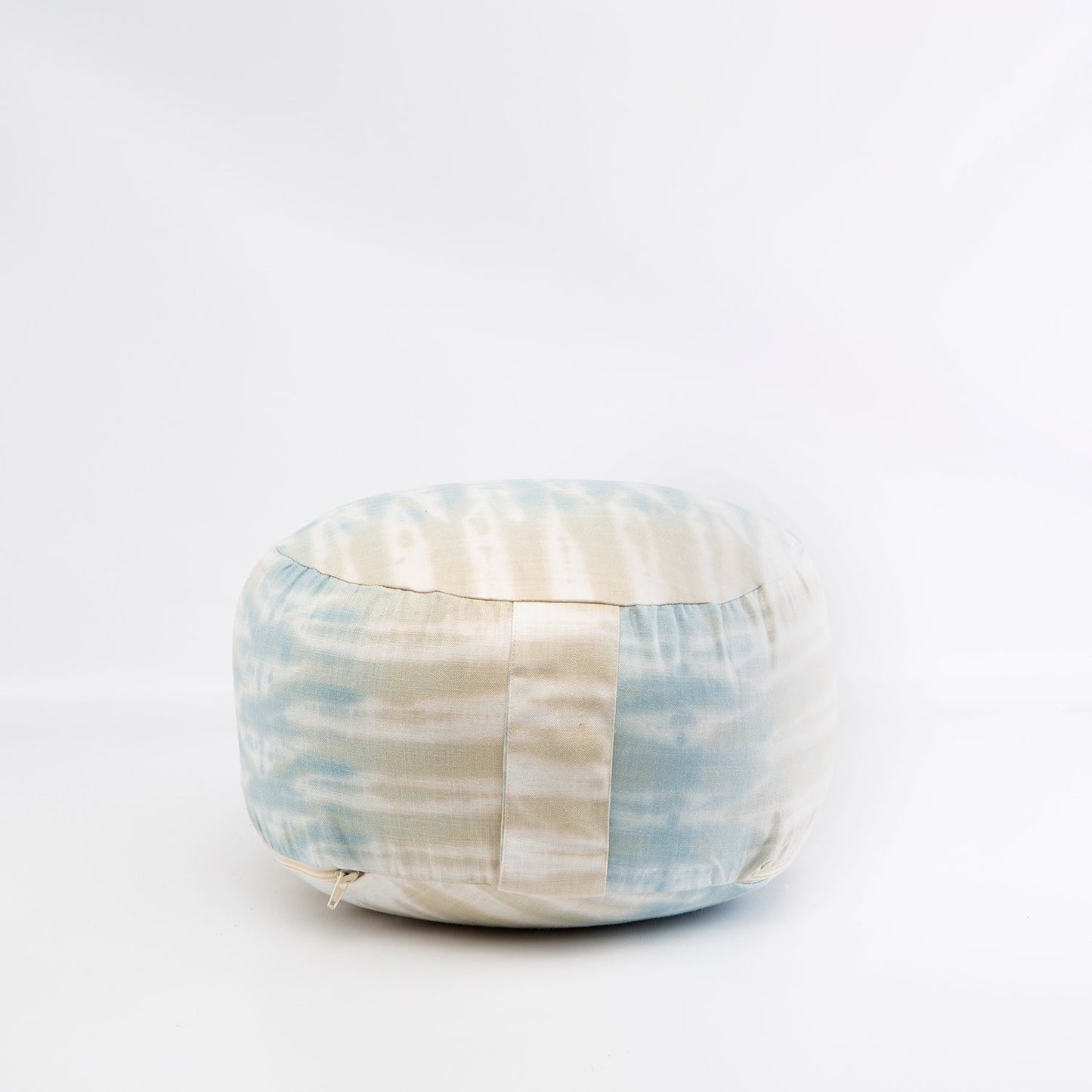 Shibori Stripe Buckwheat Hull Zafu - COVER ONLY