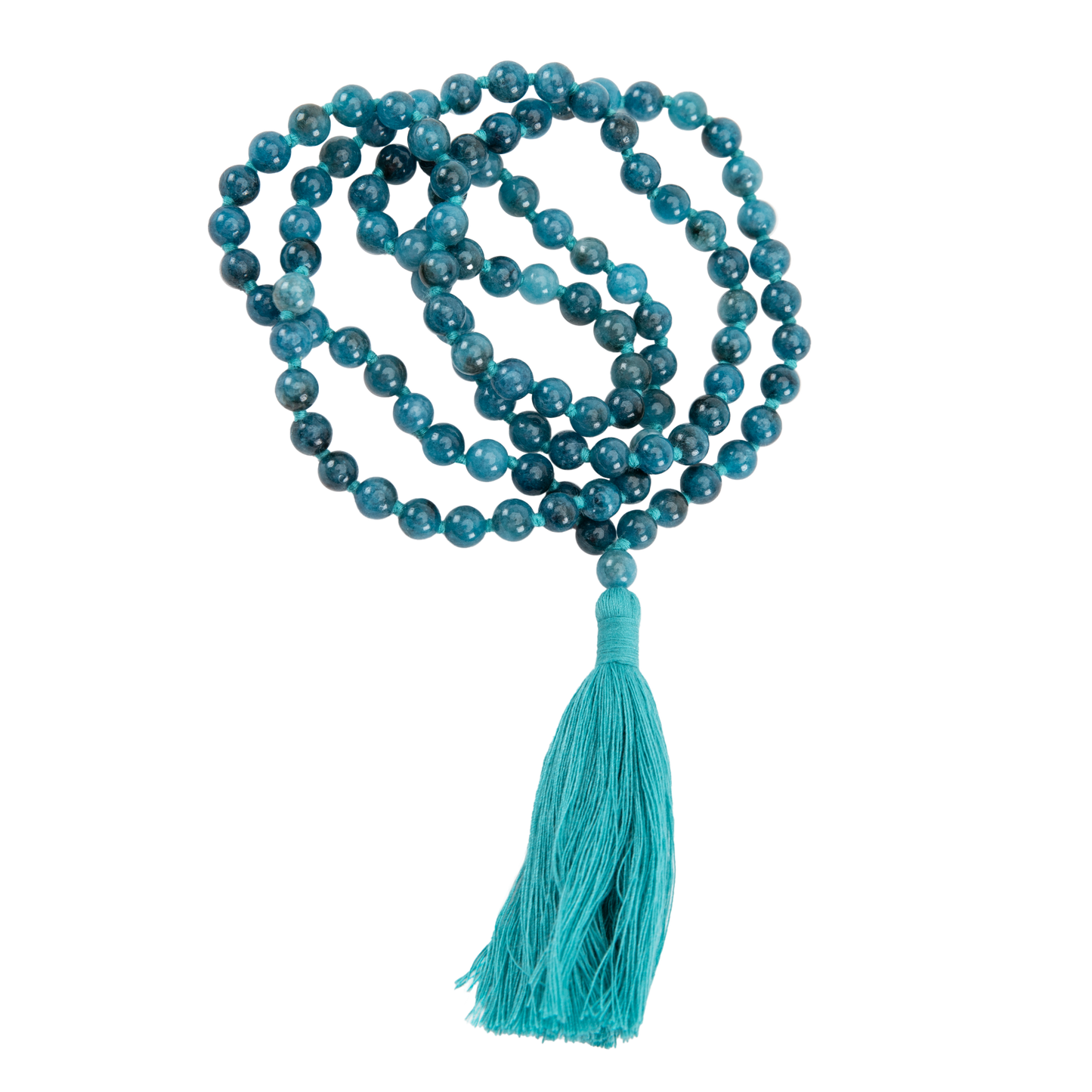 Handmade Prayer Beads: Apatite Mala