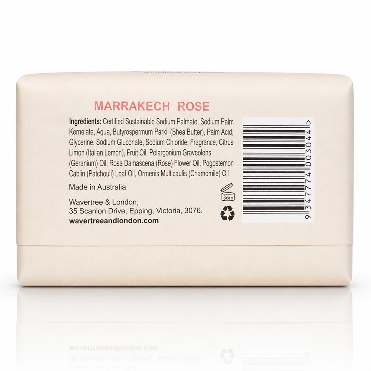 Marrakech Rose Natural Soap Bar