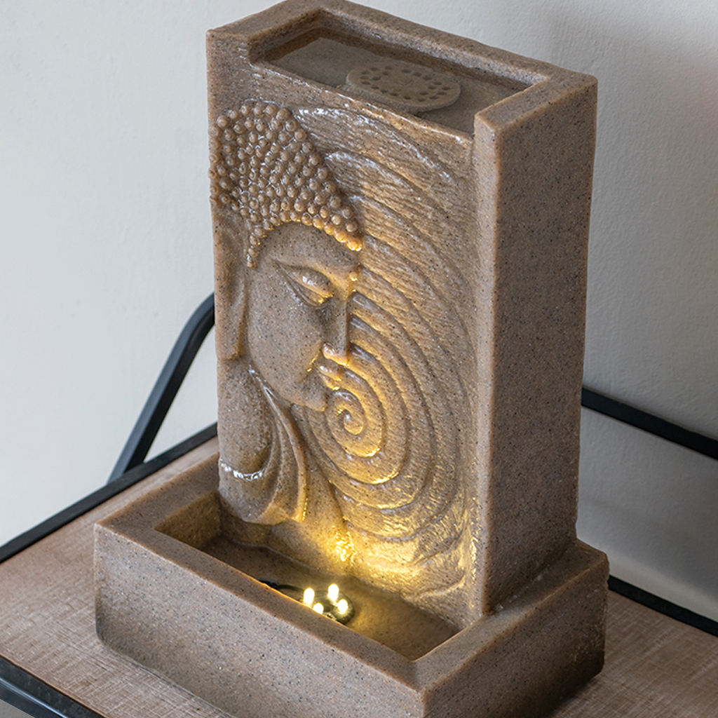 Buddha Face Water Fountain | DharmaCrafts