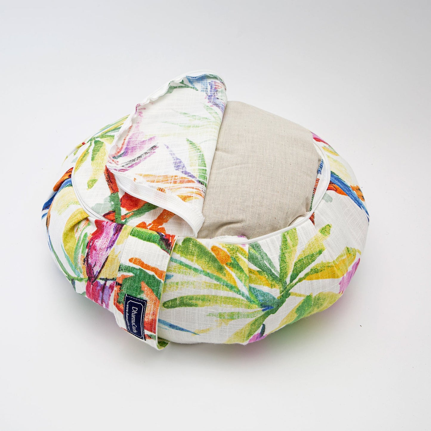 Songbird Tropic Buckwheat Hull Zafu - COVER ONLY