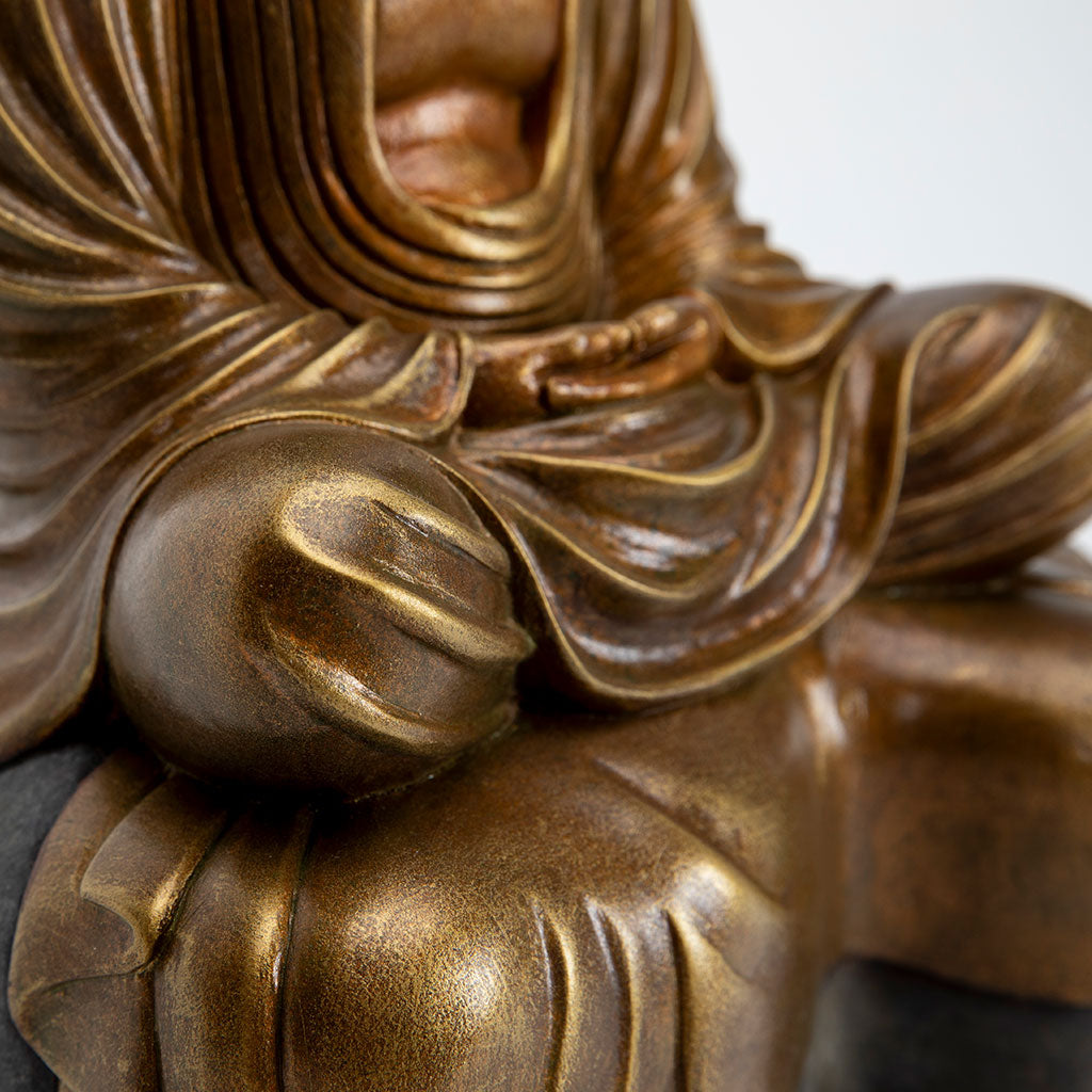 Jizo Bodhisattva in Meditation Statue