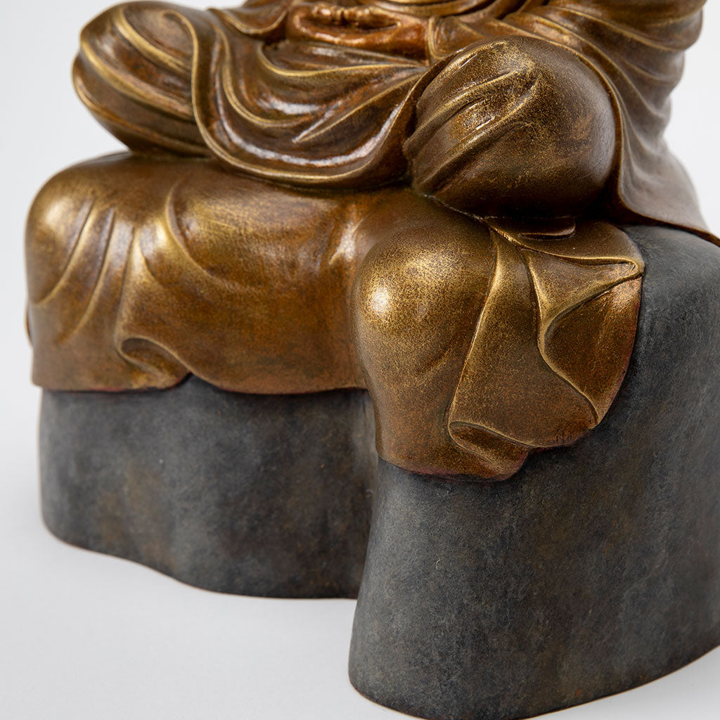 Jizo Bodhisattva in Meditation Statue