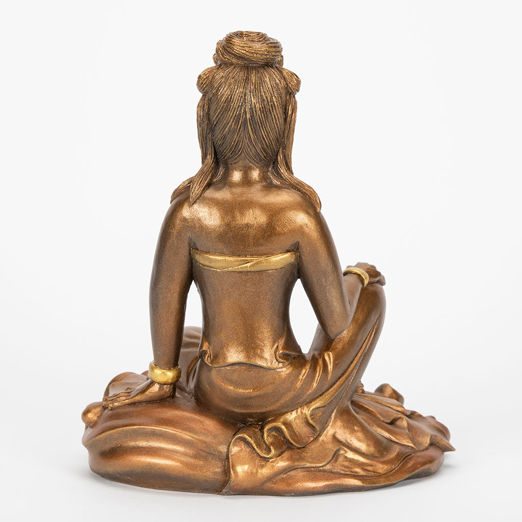 Small Kuan Yin Royal Ease Statue