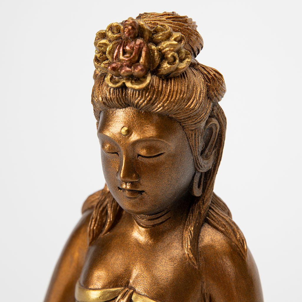 Small Kuan Yin Royal Ease Statue