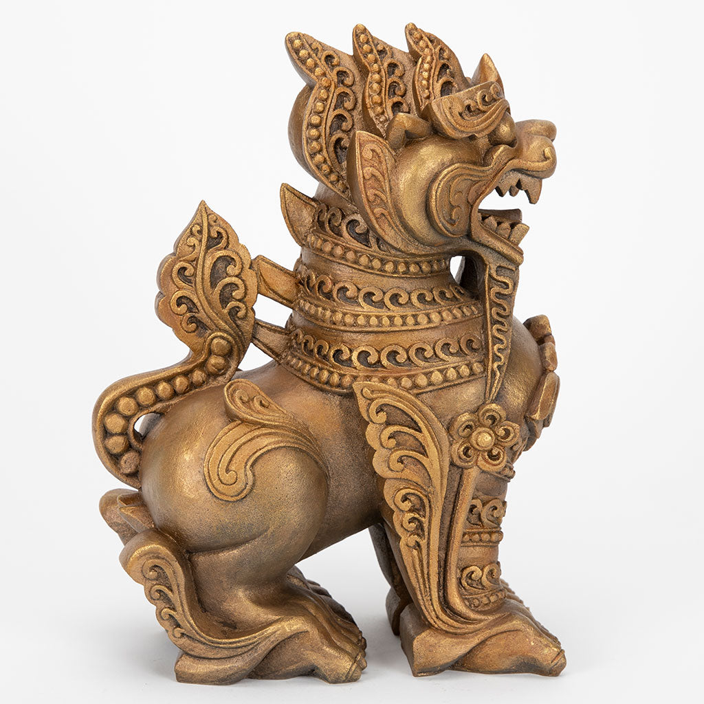 Chinte Burmese Lion Guardian Statue