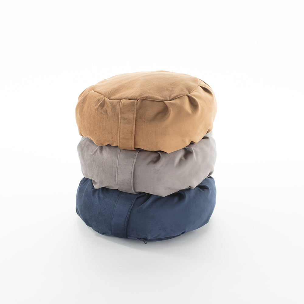 Velvet Buckwheat Hull Zafu - COVER ONLY