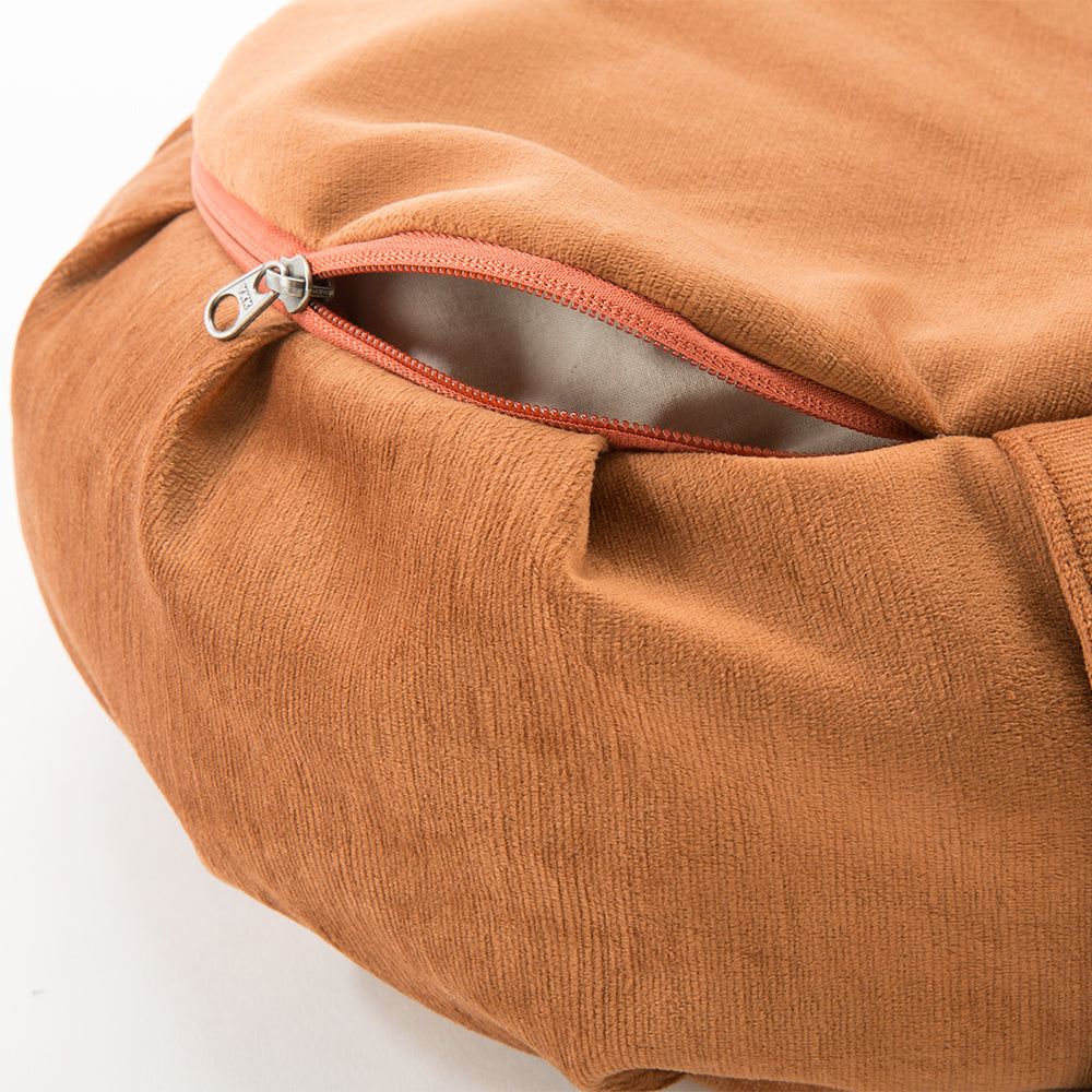 Velvet Buckwheat Hull Zafu - COVER ONLY