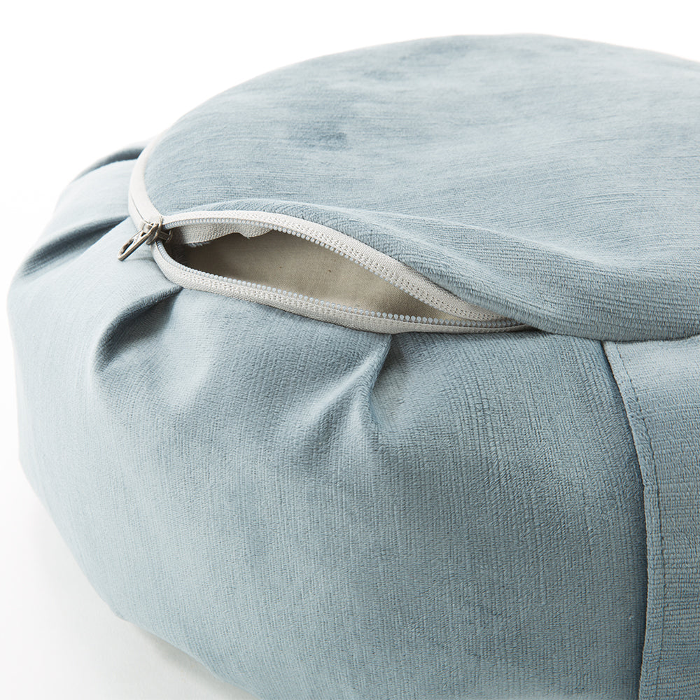 Velvet Buckwheat Hull Zafu - COVER ONLY