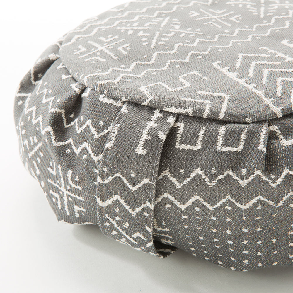 Tribal Print Buckwheat Hull Zafu - COVER ONLY