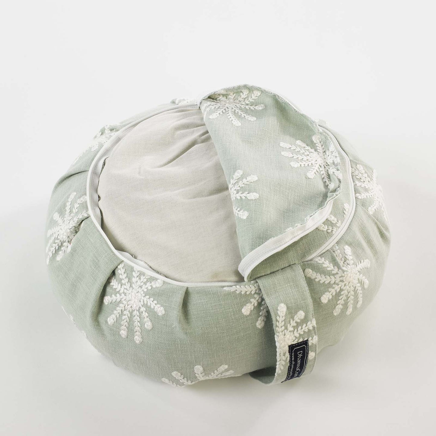 Snowflake Buckwheat Hull Zafu - COVER ONLY