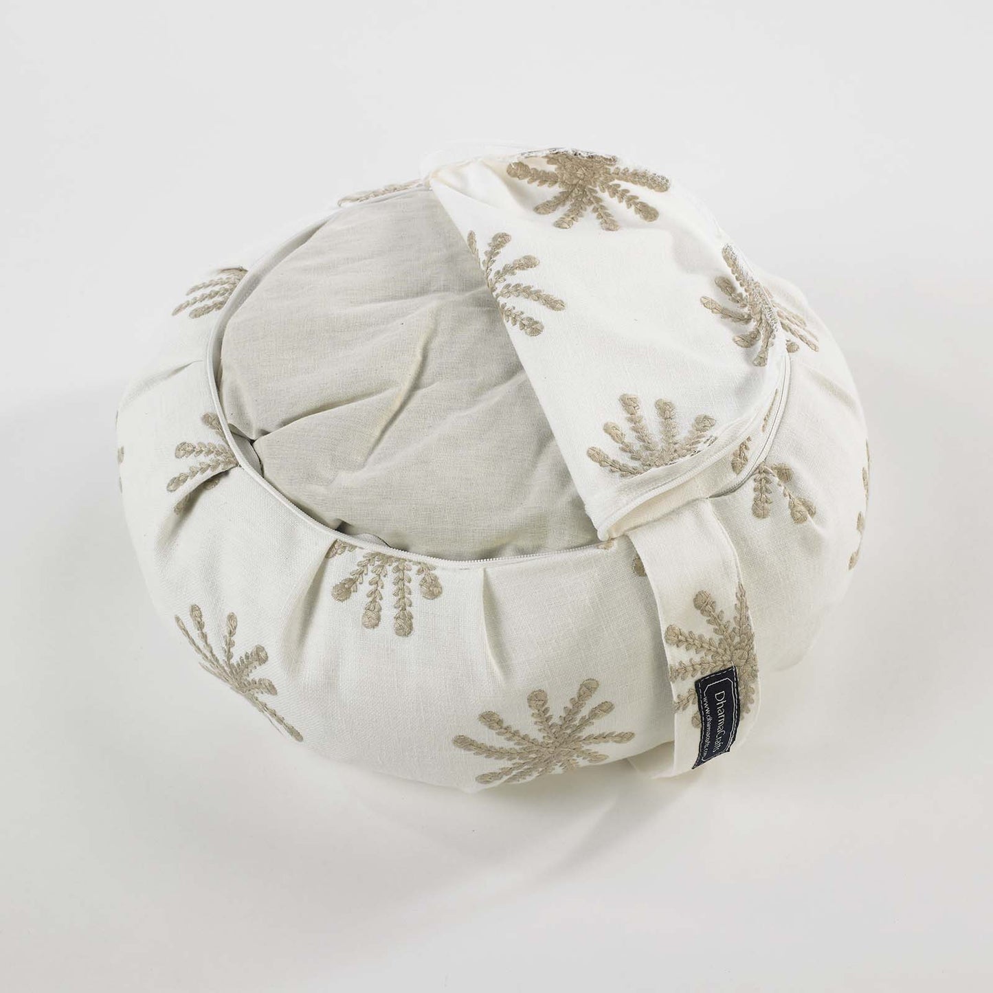 Snowflake Buckwheat Hull Zafu - COVER ONLY