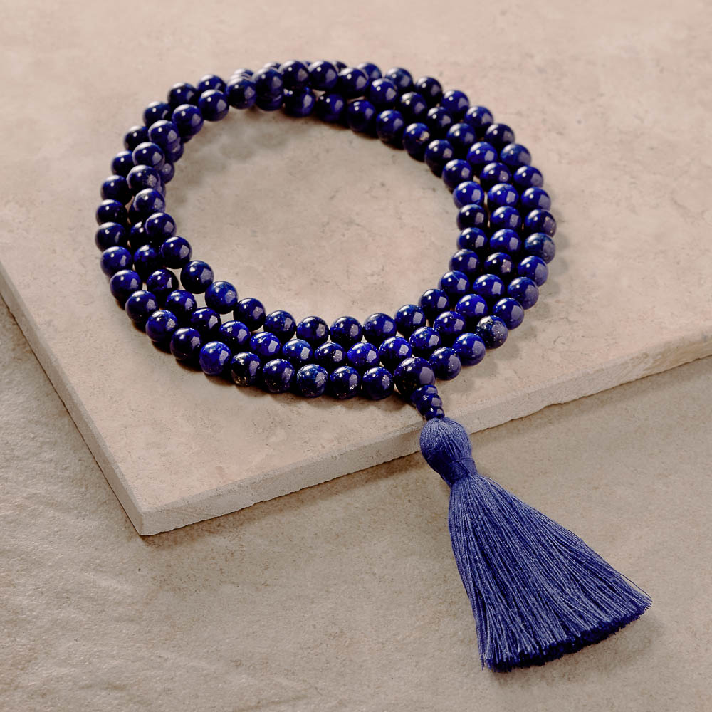 Lapis Mala, 8 mm, 108 beads