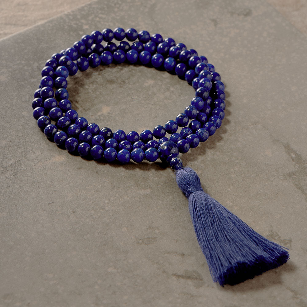 Lapis Malas, Lapis Mala, 6 mm, 108 beads