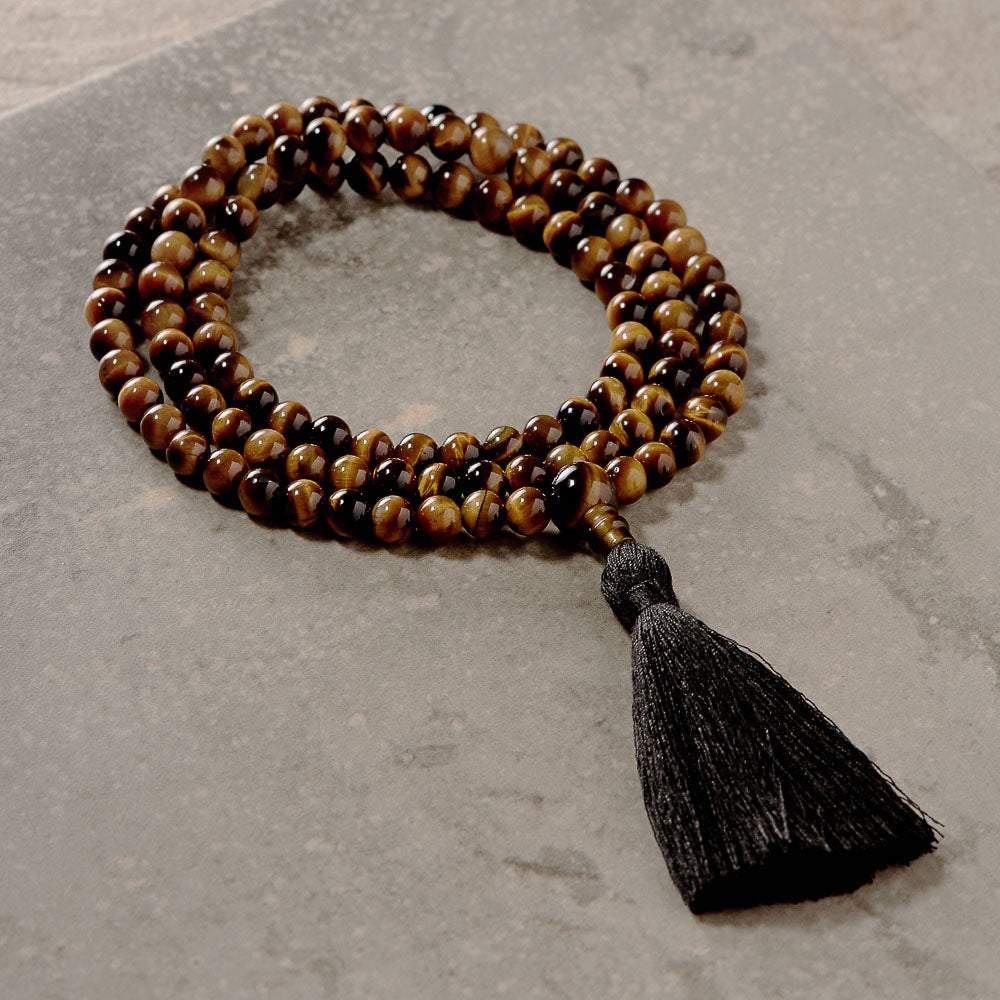 Tiger Eye, 6mm, 108 beads
