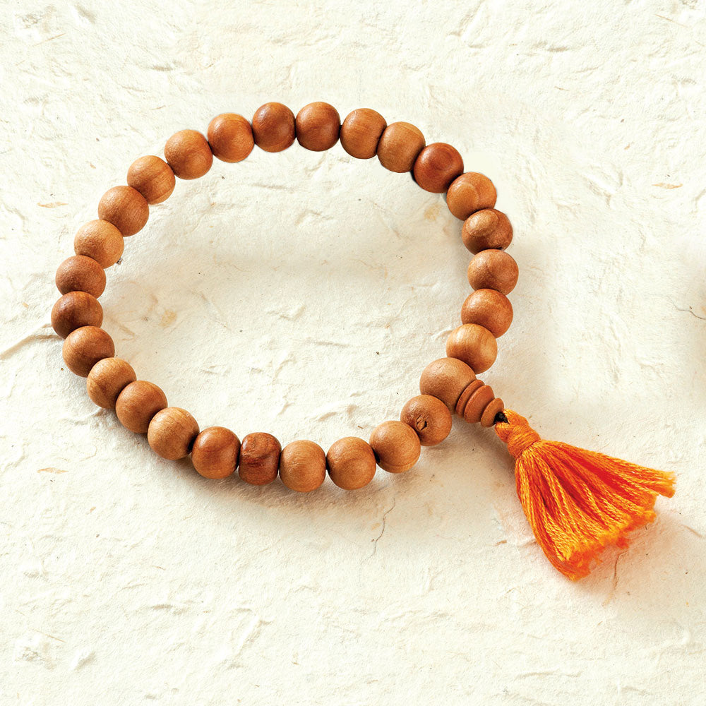 Sandalwood Stretchy Practice Mala