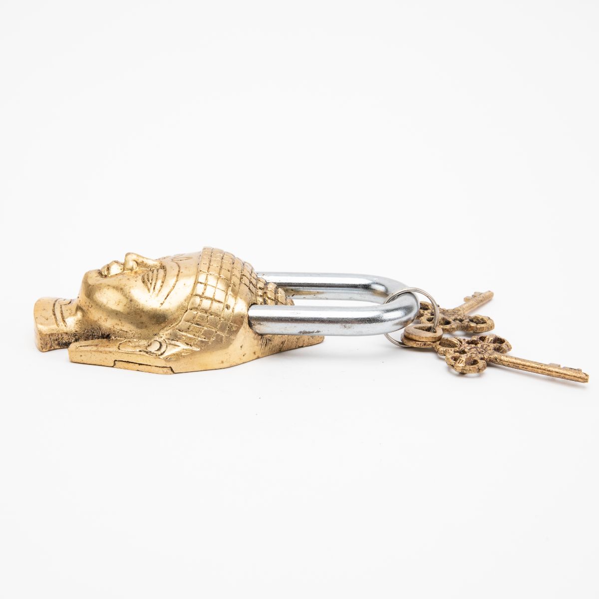 Brass Bodhisattva Padlock