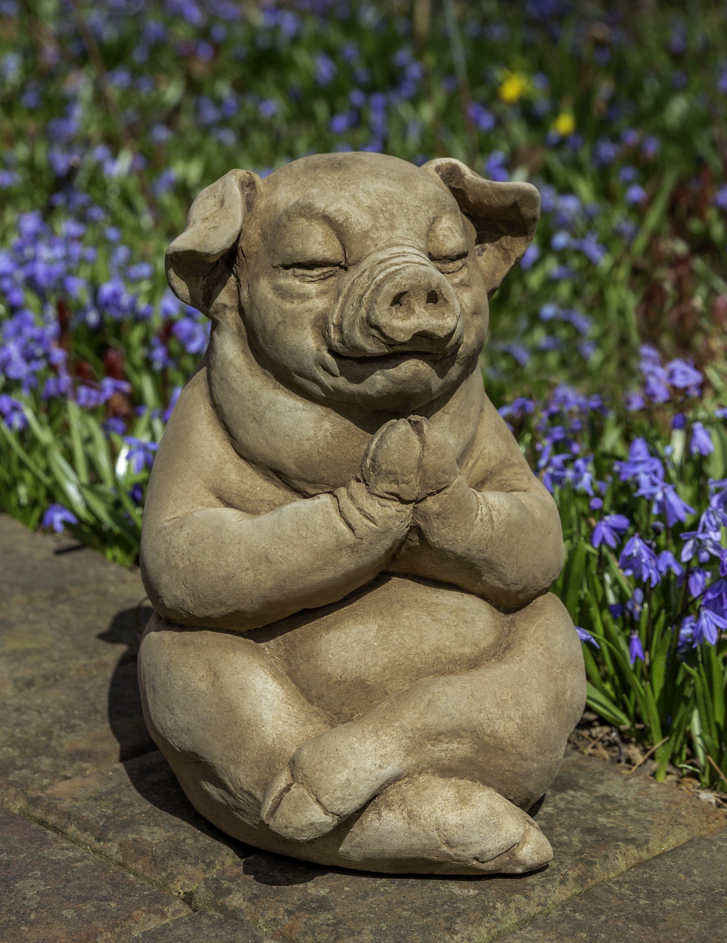 Zen Pig Garden Statue