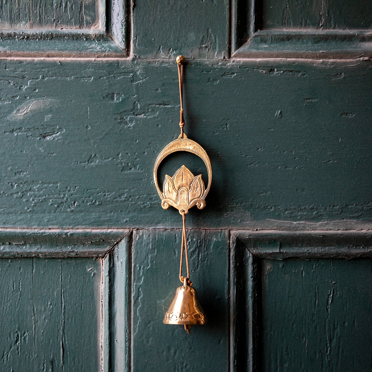 Crescent Lotus Door Chime