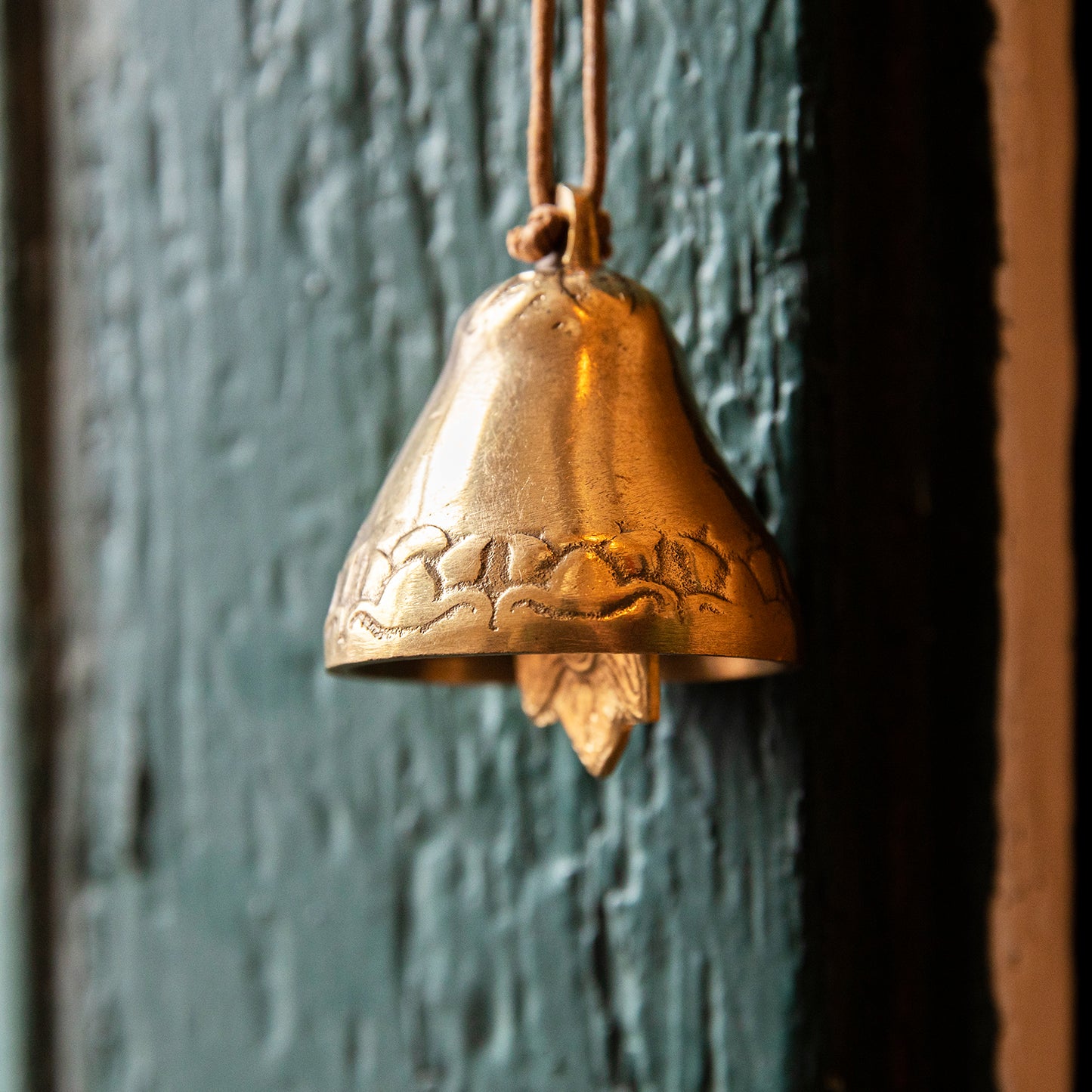 Crescent Lotus Door Chime
