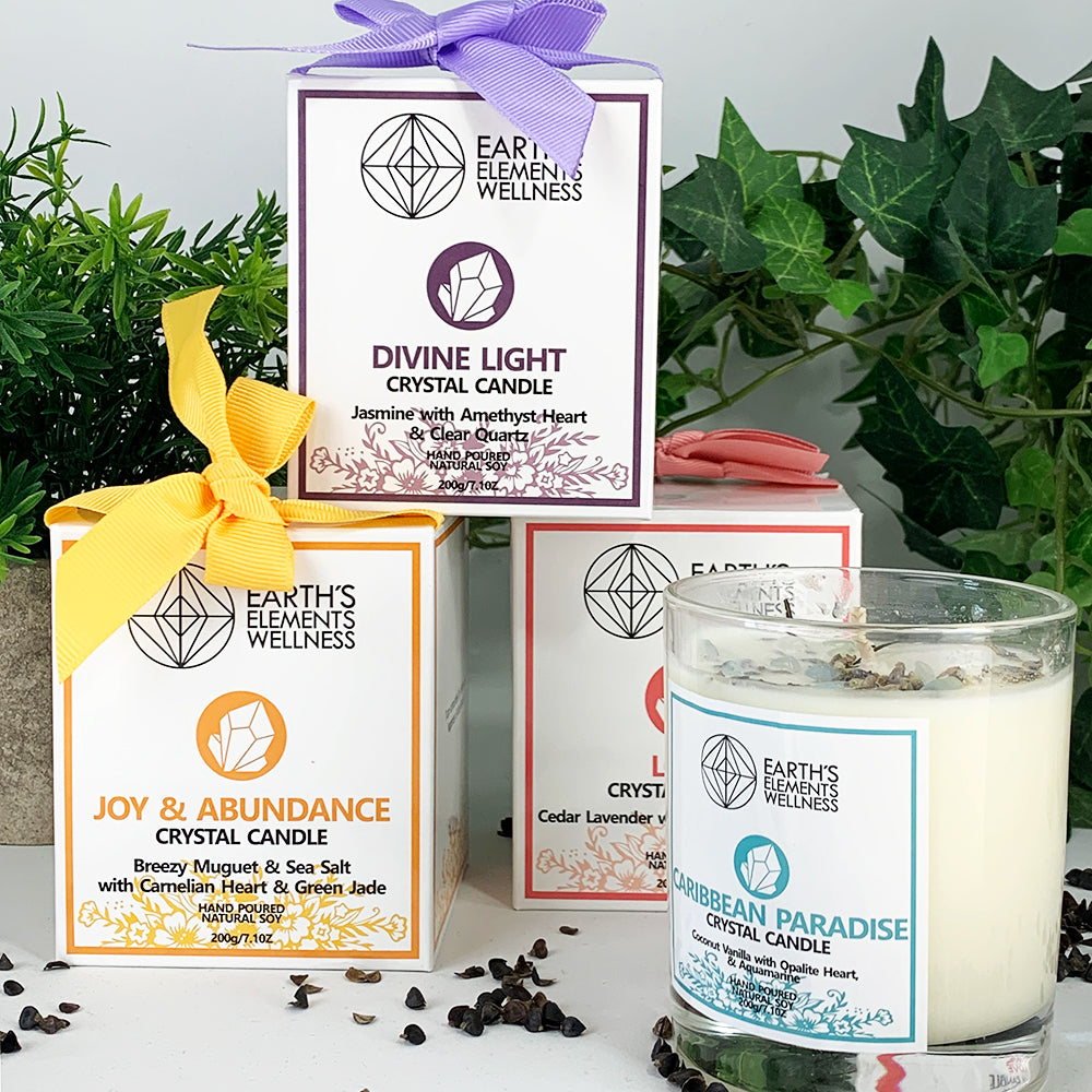 Crystal Infused Candles