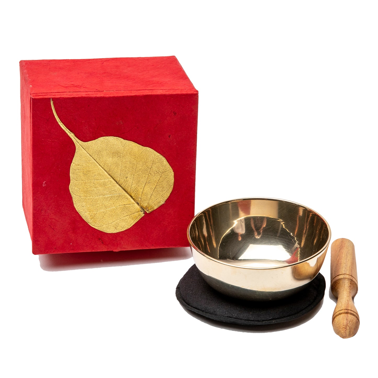 Gold Bodhi Singing Bowl Box Set