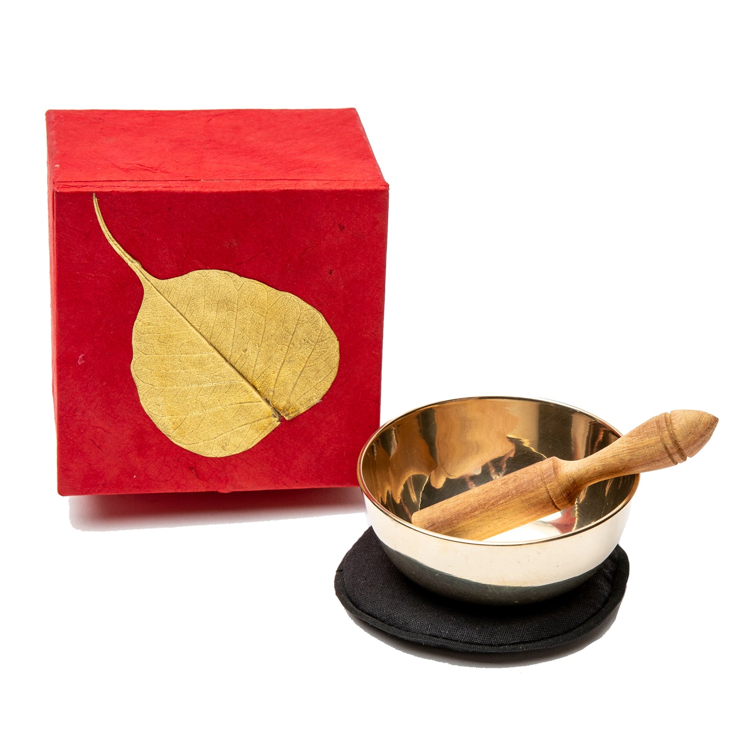 Gold Bodhi Singing Bowl Box Set