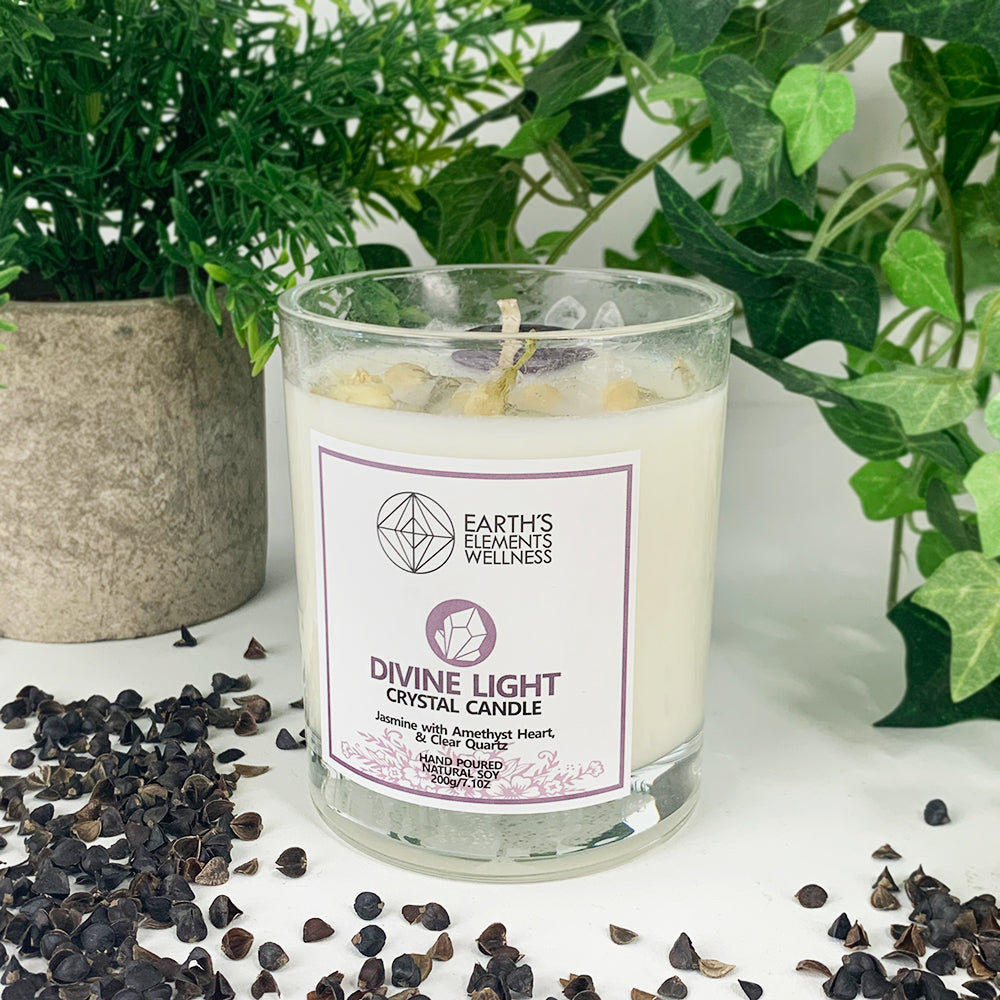 Crystal Infused Candles