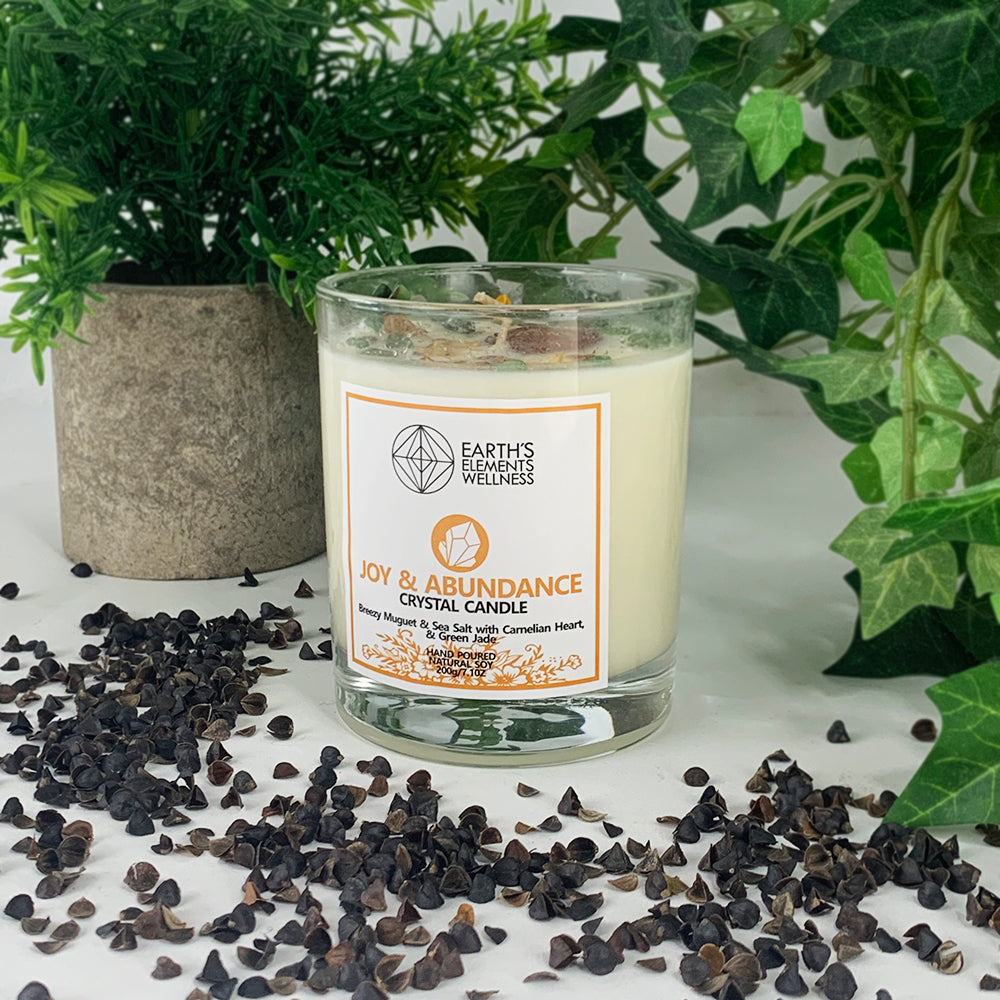 Crystal Infused Candles