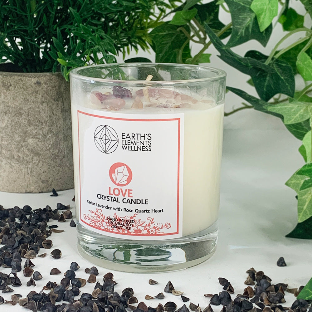 Crystal Infused Candles