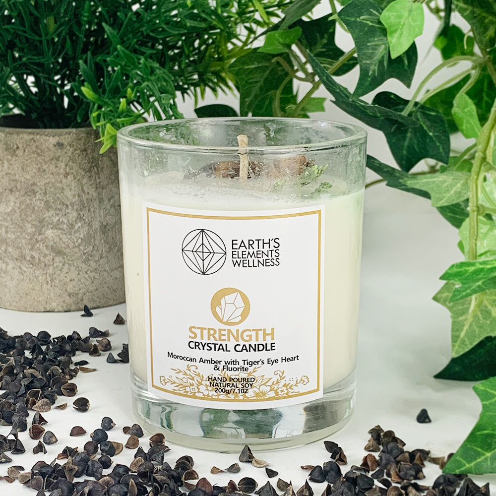 Crystal Infused Candles