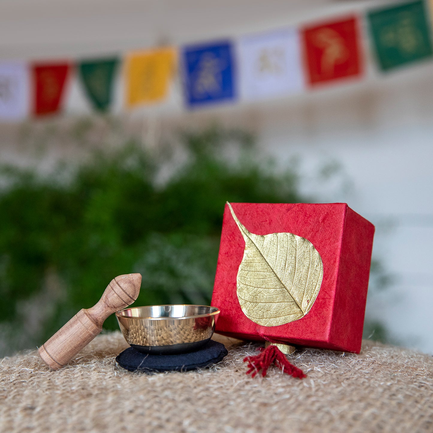 Miniature Singing Bowl Box Set - Gold Bodhi