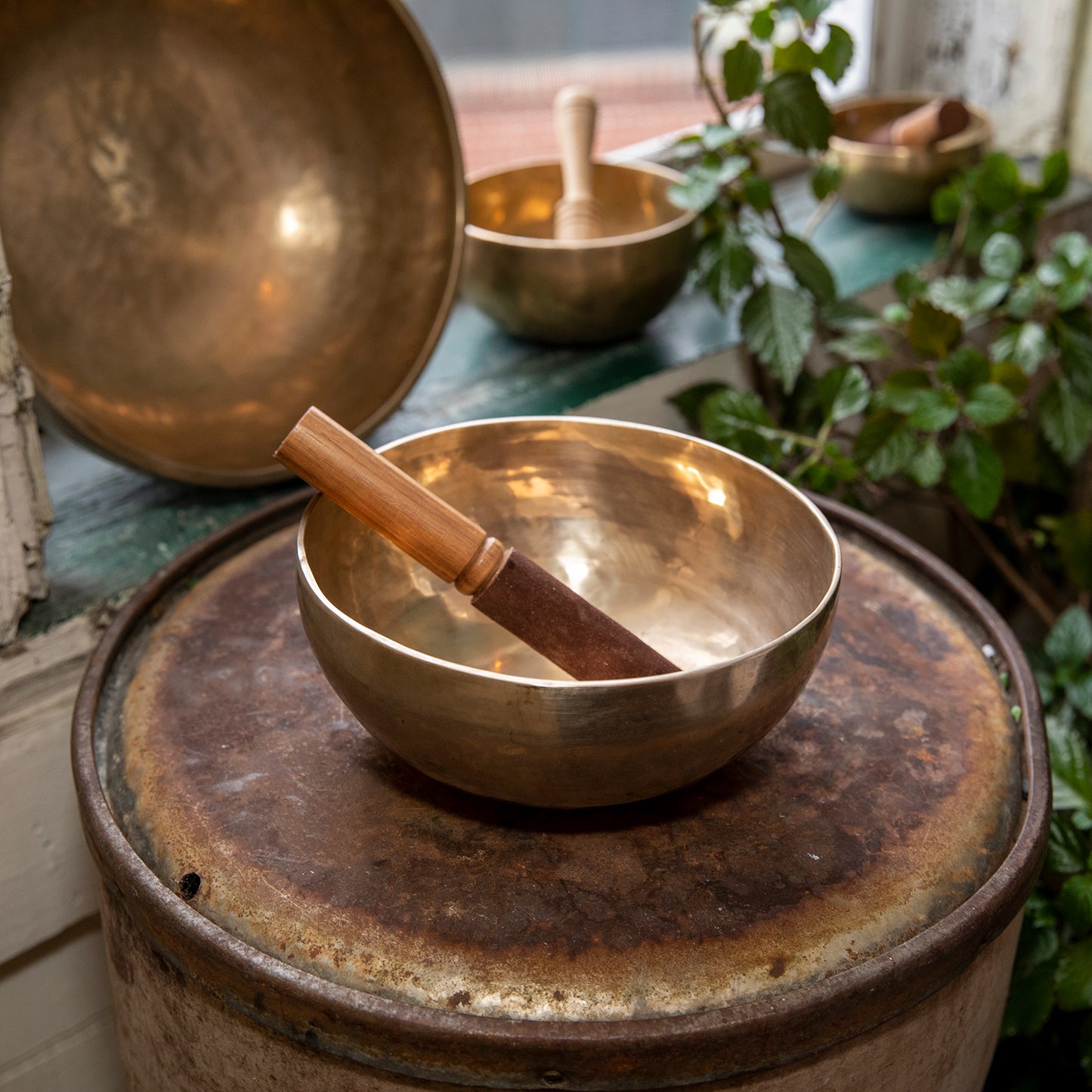 Handbeaten Singing Bowl - 8"