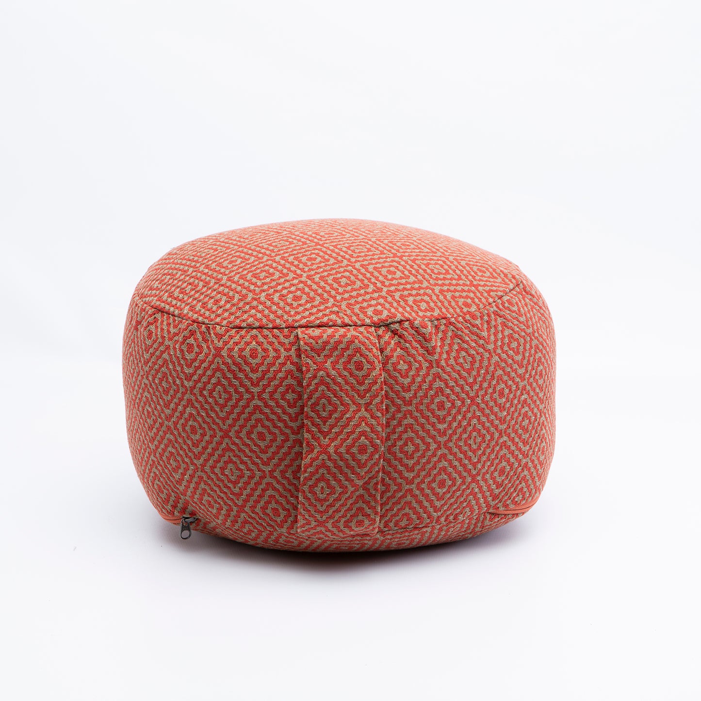 Geometric Buckwheat Hull Zafu