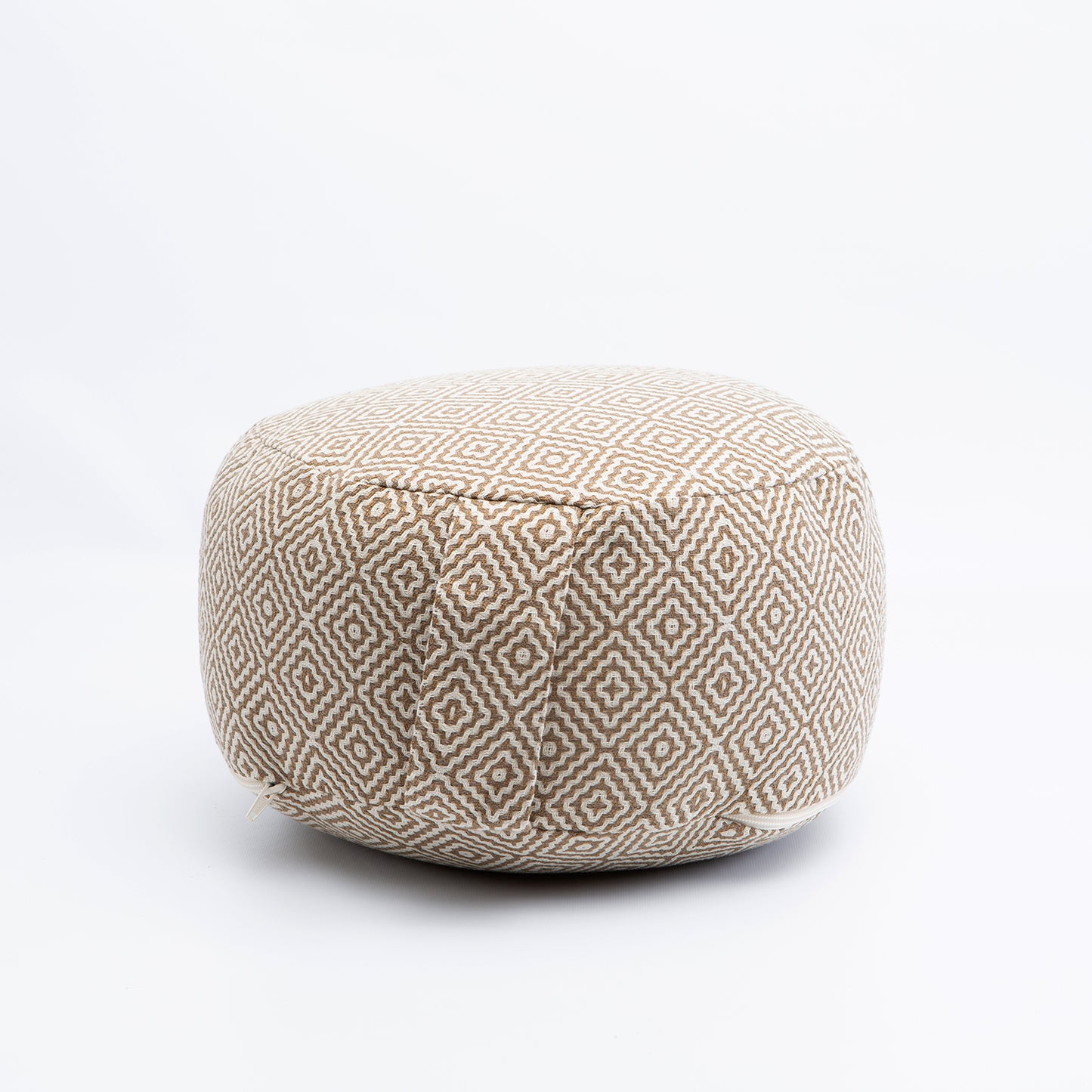 Geometric Buckwheat Hull Zafu