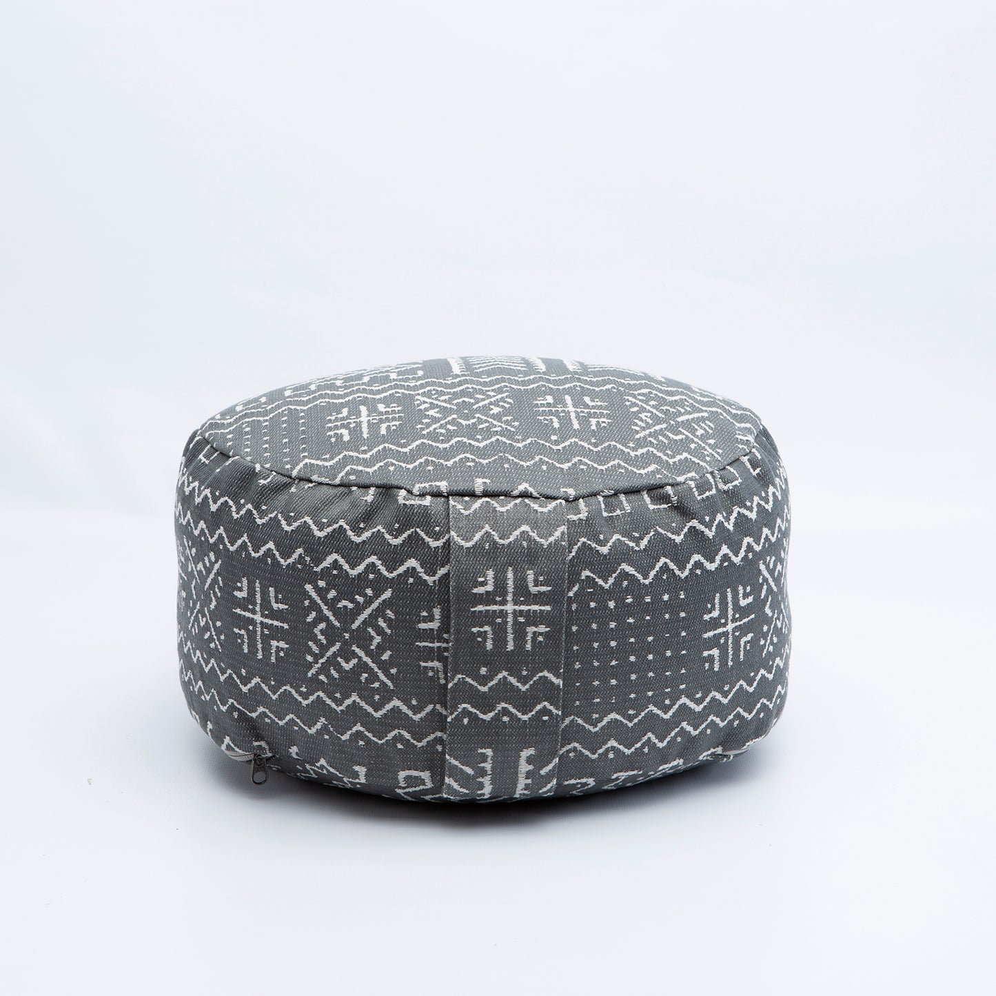 Tribal Print Buckwheat Hull Zafu