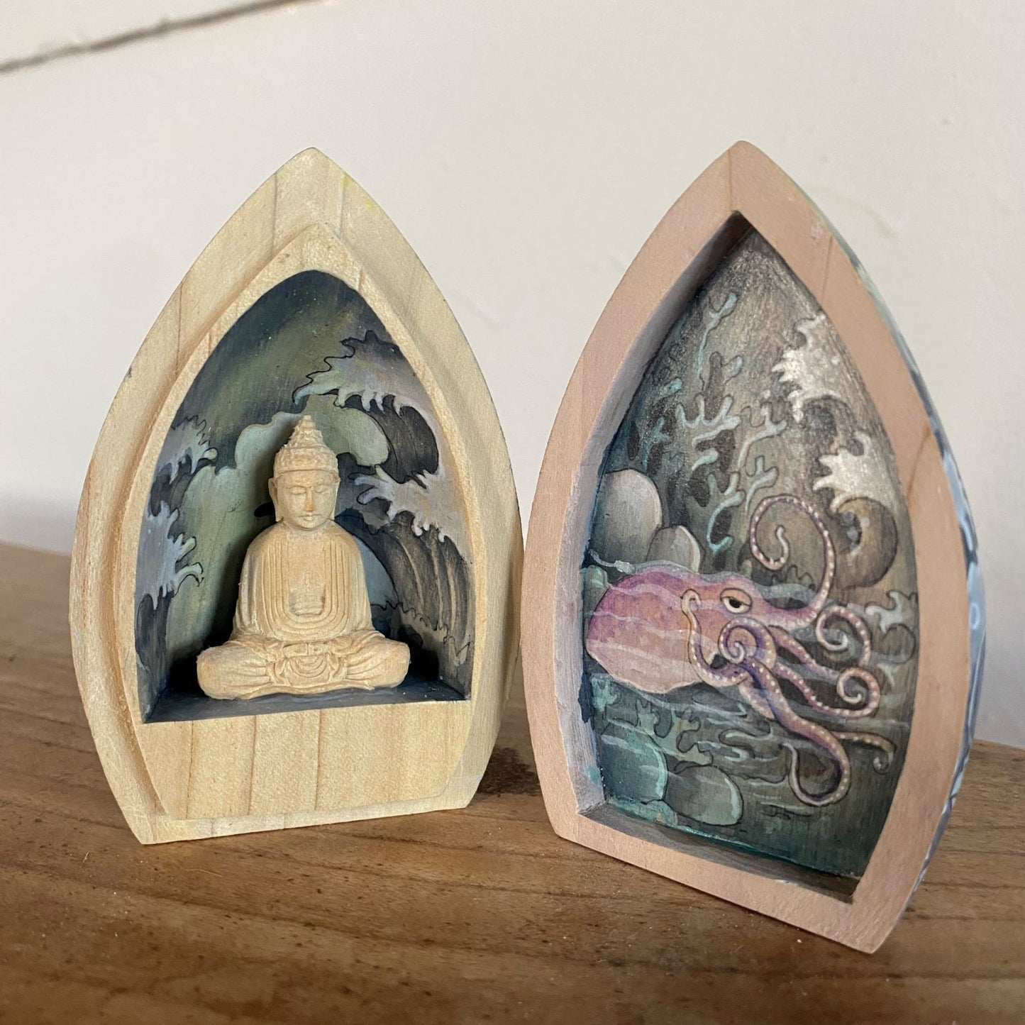 Hand Painted Portable Shrine