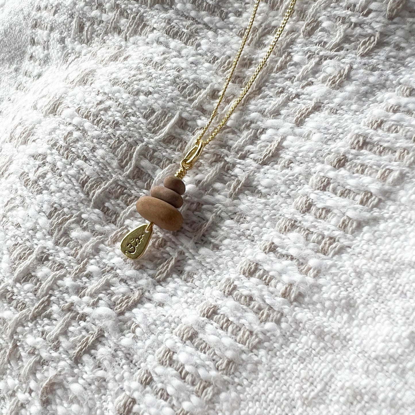 3 Stone Stack Necklace