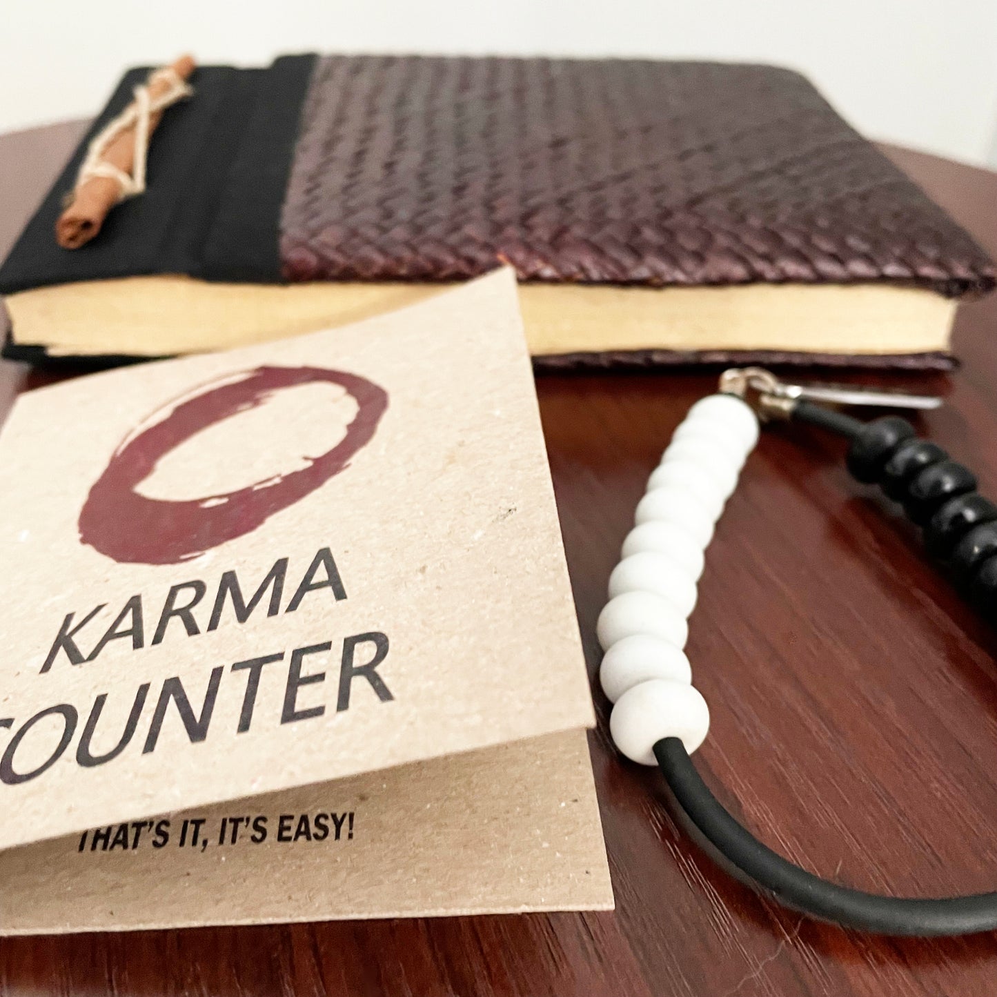 Karma Counter Notebook and Handheld Karma Tracker