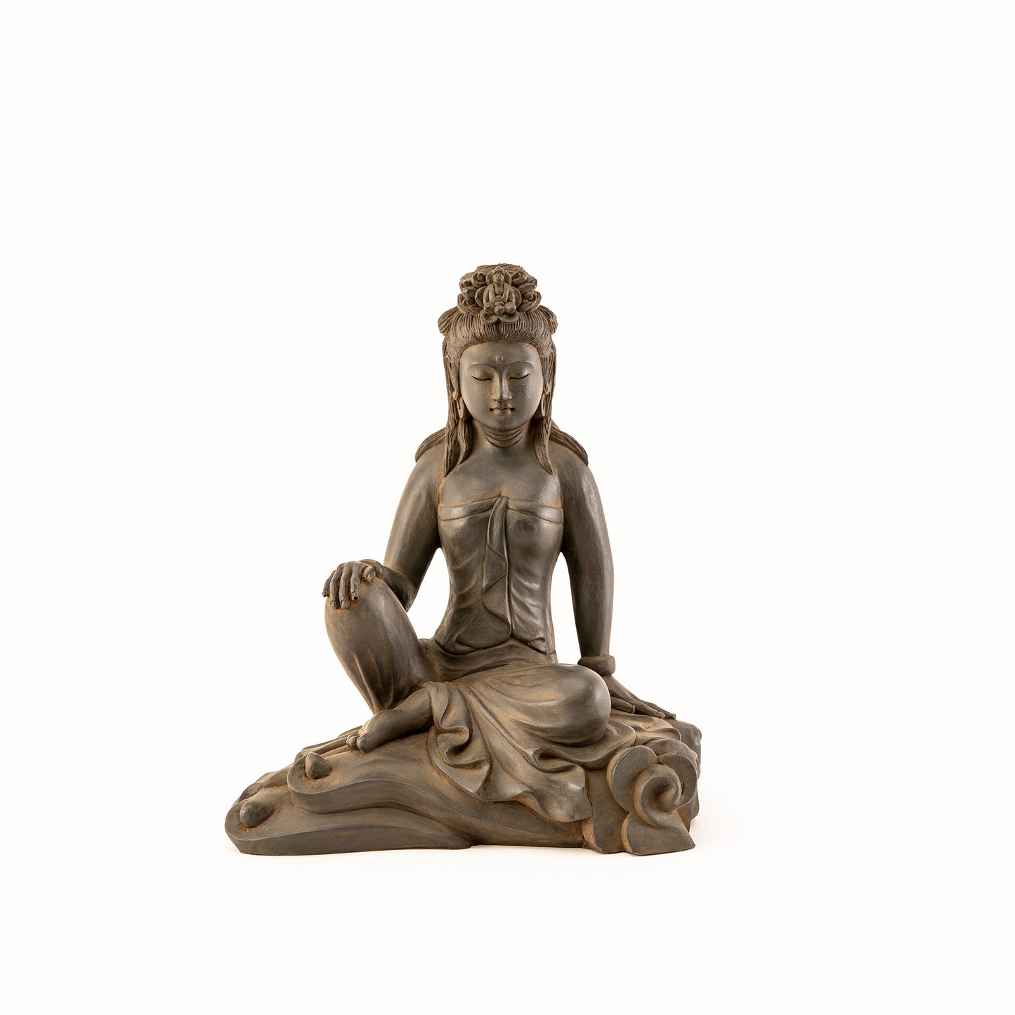 Small Kuan Yin Royal Ease Statue